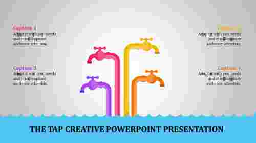 creative powerpoint presentation-The tap creative powerpoint presentation